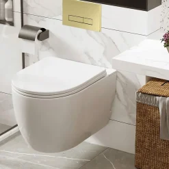 Wc Suspendu|Rea Bâti support WC avec plaque de commande type H Gold