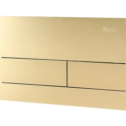 Rea Bâti Support Wc Avec Plaque De Commande Type T Brush Gold