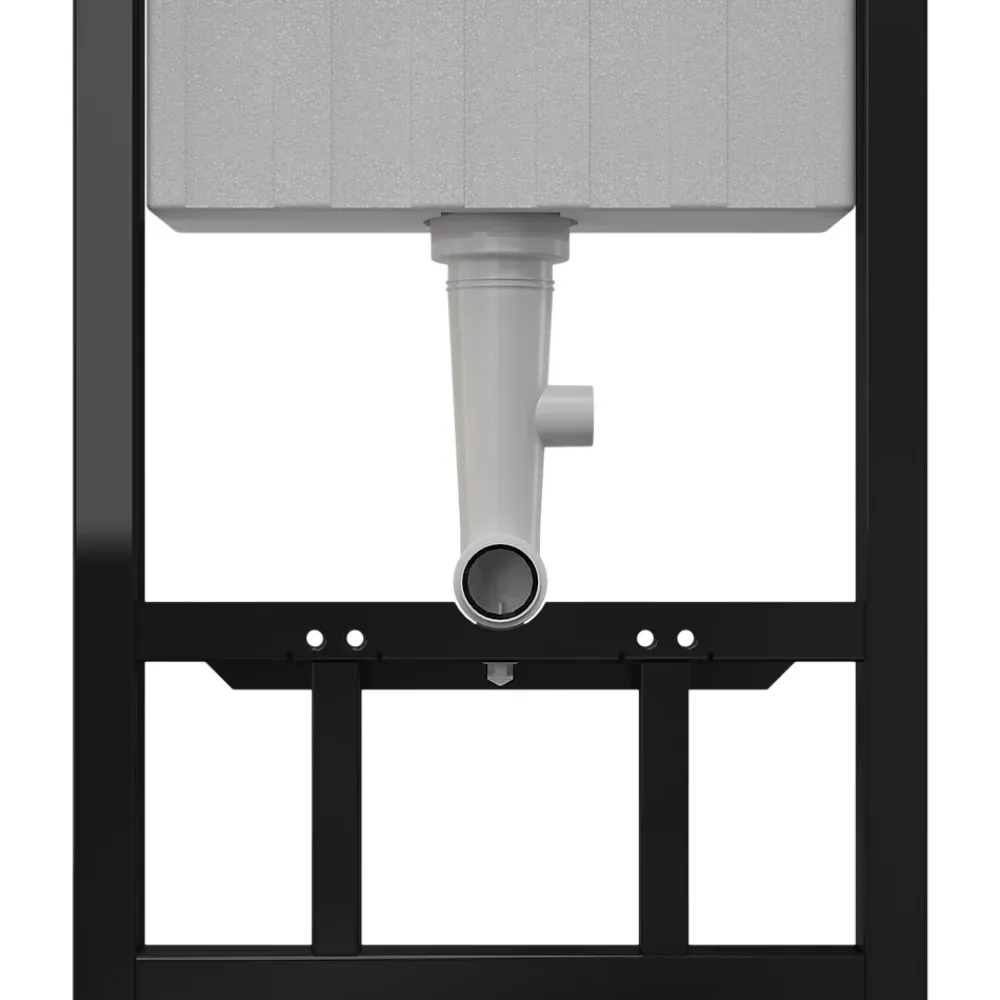 Wc Suspendu|GoodHome Bâti-support sol et mur pour WC suspendu autoportant, certifié NF, Silgo