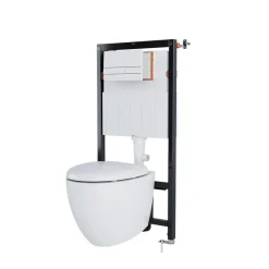 GoodHome Bâti-support universel pour WC suspendu Olan