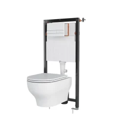 GoodHome Bâti-support universel pour WC suspendu Olan