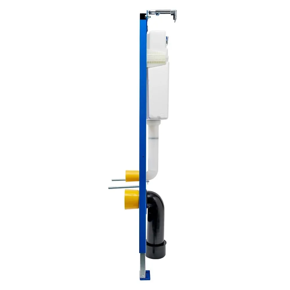 Roca Bâti-support WC suspendu, installation sur cloison légère, hauteur 112 cm, chasse 2/4-6 L + plaque blanche (ROW01-FR)