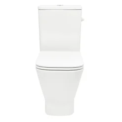 Wc À Poser|Swiss Aqua Technologies B-Way Kit complet WC à poser vario avec chasse d'eau Vortex + réservoir de chasse + abattant SoftClose, blanc