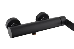 Swiss Aqua Technologies by Paffoni B-Way Set mitigeur de douche mécanique + Douchette 1 jet, Flexible 1,5m Noir mat (ATBSBW268-SET2