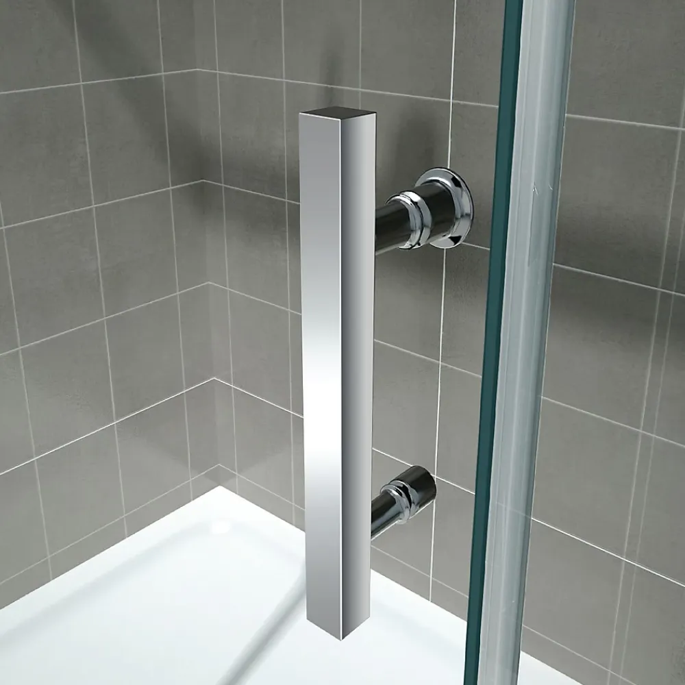 Paroi De Douche|Saniverre Cabine de douche ALIXA H.200 cm porte coulissante en verre 8 mm transparent 85 x 150 cm (porte 150) -