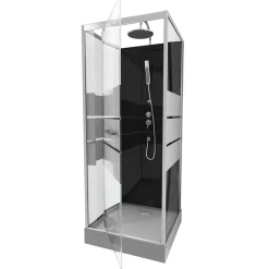 Cabine De Douche|Aurlane Cabine de douche carrée 70x70x225cm - SCRATCHY 70