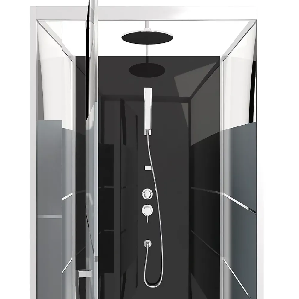 Cabine De Douche|Aurlane Cabine de douche carrée 80x80x220cm - SCRATCHY 80
