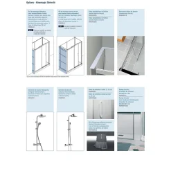 Kinedo Cabine de douche Kinemagic Sérénité 160x70 angle basse solo verre transparent avec mitigeur