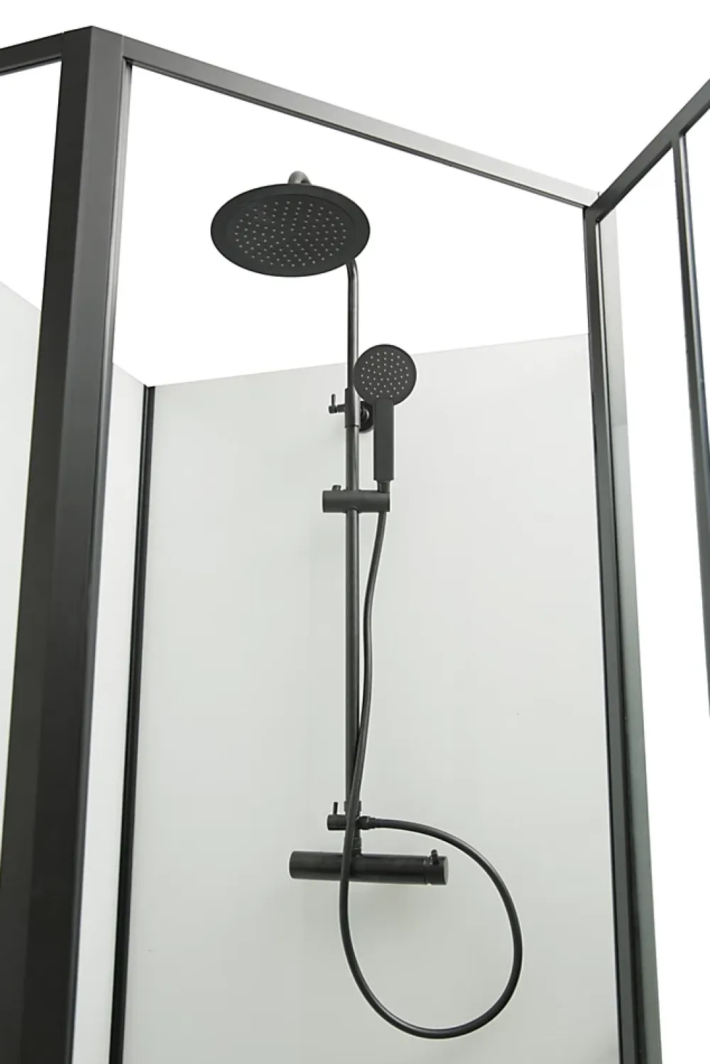 Cabine De Douche|Gelco Design Cabine de douche noir opera 100x100x210