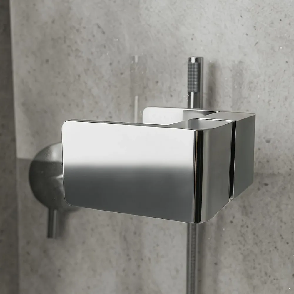Rea Cabine De Douche Atlas Chrome 90X90 Left