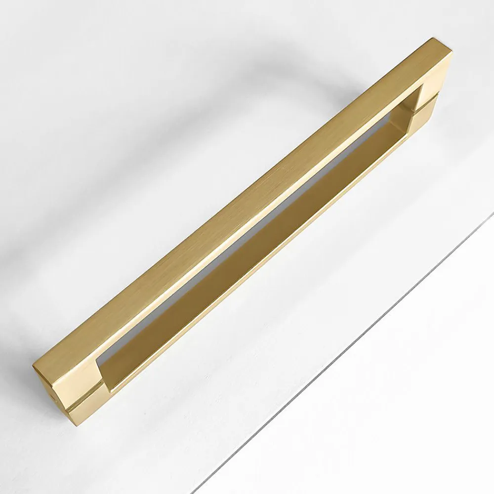 Paroi De Douche|Rea Cabine de douche City Brushed Gold 80x100