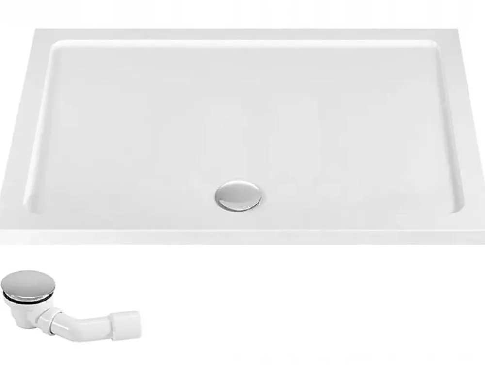 Porte De Douche|Rea Cabine De Douche Solar 80X100 Gold + Receveur De Douche Savoy White