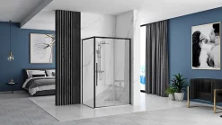 Paroi De Douche|Rea Cabine de douche Solar Black 90x120