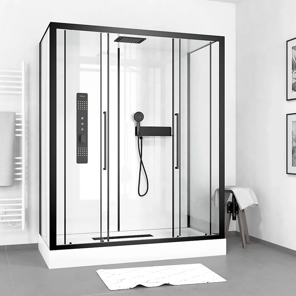 Cabine De Douche|Aurlane Cabine de douche RECTANGLE 160x85x217cm - FACTORY 2 XXL