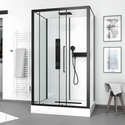 Aurlane Cabine de douche RECTANGLE - 90x115x217 cm - FACTORY 2 RECTANGLE