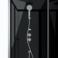 Cabine De Douche|Aurlane cabine de douche SHADOW CORNER RECTANGLE - 110x80x230cm
