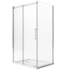 Idralite Cabine de douche 80x110CM H200 Verre Transparent 8mm Gauche avec Easy-Clean mod. Prime Duo 1 Porte