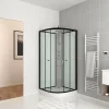 Cabine De Douche|Aurlane Cabine de douche 85x85x225cm 1/4 de cercle - ZEENY