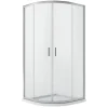 Cabine De Douche|Idralite Cabine Douche Demi-Circulaire 80x80 H198 Opaque 6mm mod. Ready