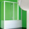 Forte Cabine douche Pare-Baignoire 75x170 CM en acrylique mod. Plutone avec ouverture laterale