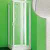 Forte Cabine douche 80x80 CM en acrylique mod. Giove avec ouverture pliante