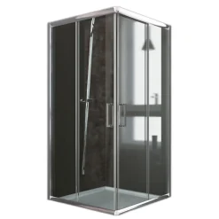 Cabine De Douche|Idralite Cabine Douche 80x80 H185 Transparent 6mm mod. Alabama