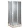 Cabine De Douche|Forte Cabine douche 80x80CM en acrylique mod. Venere avec ouverture centrale