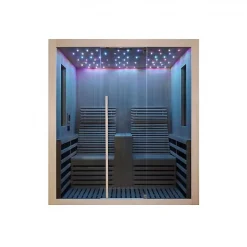 Azura Home Design Cabine infrarouge CARBONE 2 personnes