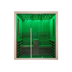 Azura Home Design Cabine infrarouge CARBONE 2 personnes