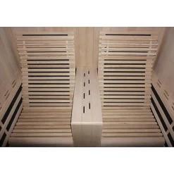 Azura Home Design Cabine infrarouge CARBONE 2 personnes