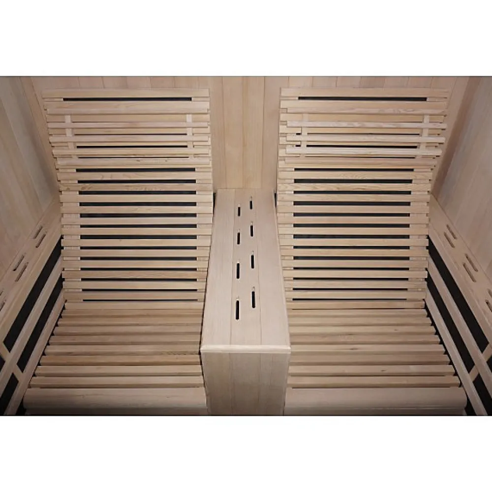 Azura Home Design Cabine infrarouge CARBONE 2 personnes