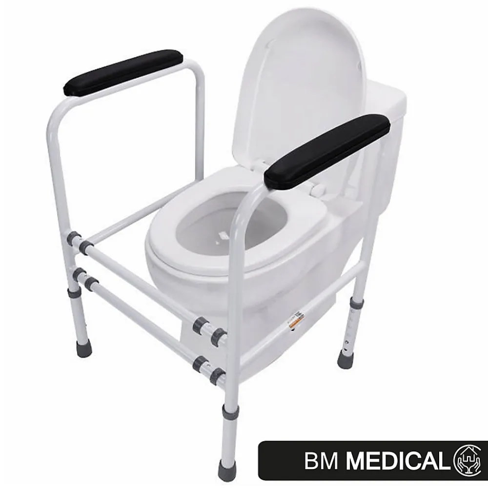 Wc Pmr|Bm Medical Cadre de toilette autoportant - Bm Médical CT-50- Réglable en hauteur et en largeur