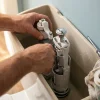 Chasse D'Eau|Flomasta Chasse d'eau + robinet flotteur bas , double bouton poussoir + étrier