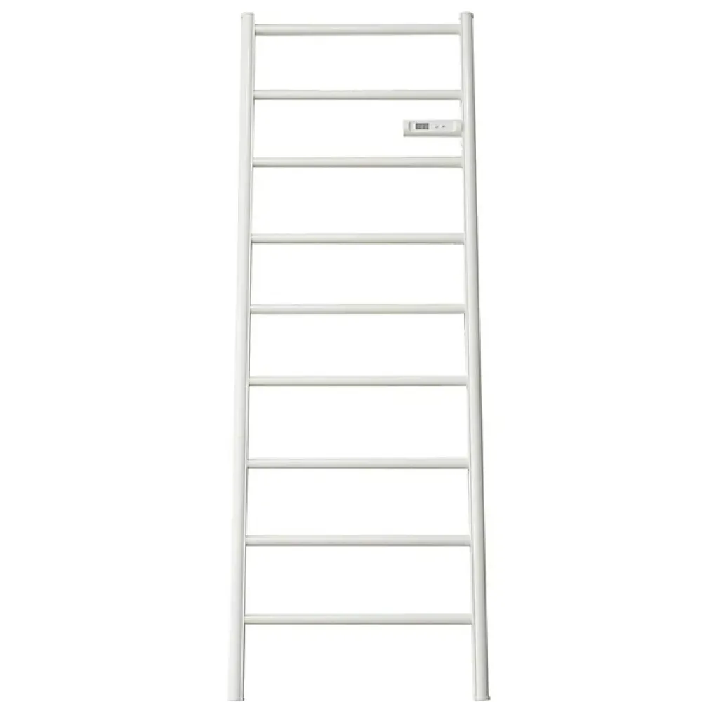 Chemin'Arte Sèche-Serviettes Blanc Design échelle 150cm - 250W - Thermostat électronique - Timer