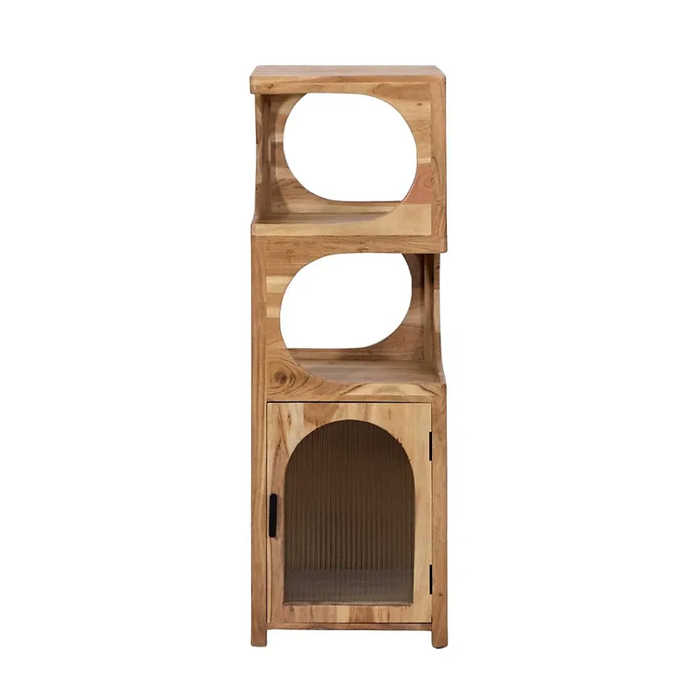 Colonne De Salle De Bains|Made In Meubles Colonne 1 étagère en bois d'acacia Emyr