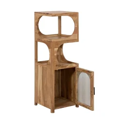 Colonne De Salle De Bains|Made In Meubles Colonne 1 étagère en bois d'acacia Emyr