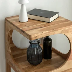 Colonne De Salle De Bains|Made In Meubles Colonne 1 étagère en bois d'acacia Emyr