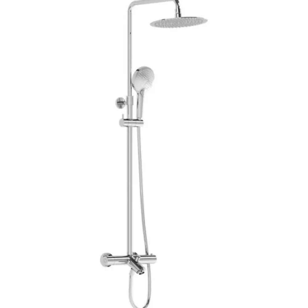Robinet De Douche|Vitra Colonne bain douche thermostatique Aquaheat Bliss 250 B