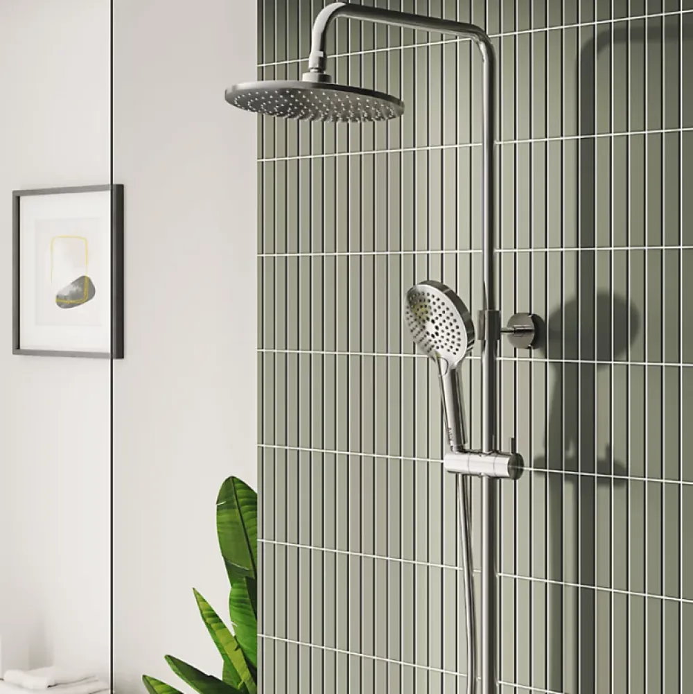 Robinet De Douche|Vitra Colonne bain douche thermostatique Aquaheat Bliss 250 B