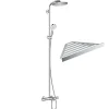 Hansgrohe Colonne bain douche thermostatique Crometta S 240 chromé + tablette Addstoris