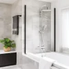Colonne De Baignoire|Valentin Colonne bain douche thermostatique anti-brûlure avec pomme de tête, douchette et flexible, chrome, Opium