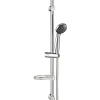 Autres Colonne Barre de douche chromee entraxe reglable 70 cm douchette monojet mobile