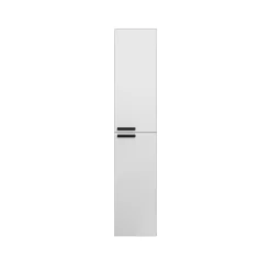 Aurlane Colonne Blanche 30x30x150 cm - Bois MDF Blanc Brillant - BOX-IN