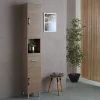 Colonne De Salle De Bains|Kiamami Valentina Colonne De 190 Cm Pour Salle De Bain Chêne Naturel Effet Bois Rimini