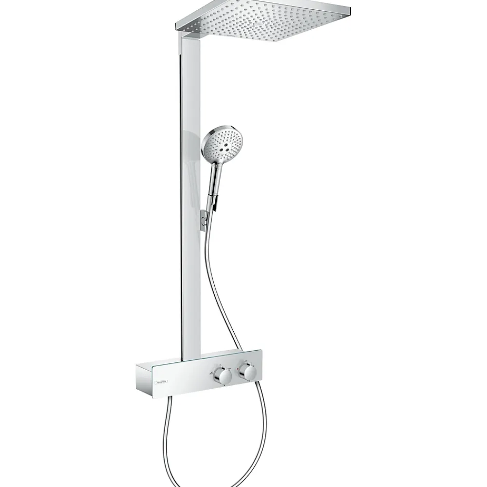 Colonne De Douche Thermostatique|Hansgrohe Colonne de douche 300 1 jet avec mitigeur thermostatique ShowerTablet 350 chromé Raindance E
