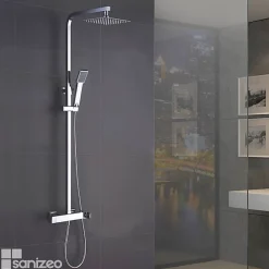 Imex Colonne de Douche Anti-Calcaire Chrome FIYI BDF016