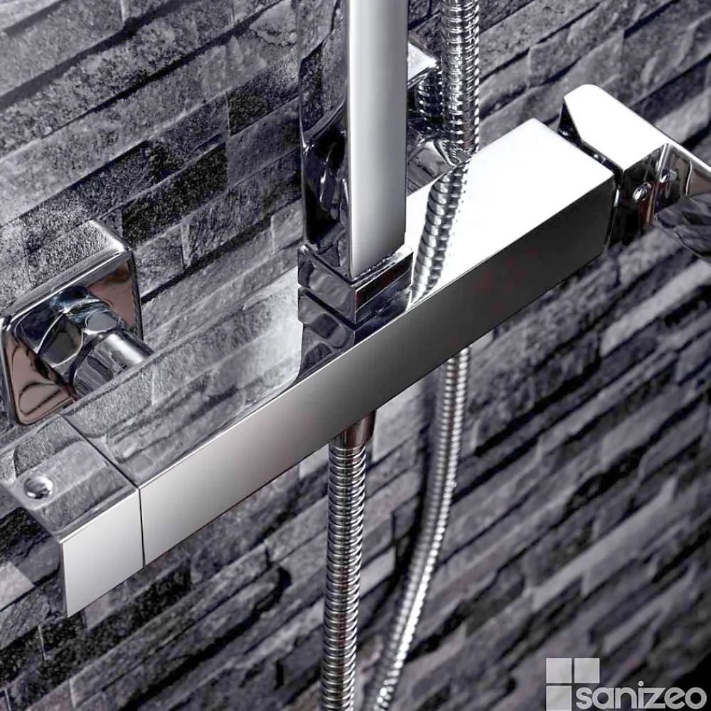 Imex Colonne de Douche Anti-Calcaire Chrome FIYI BDF016