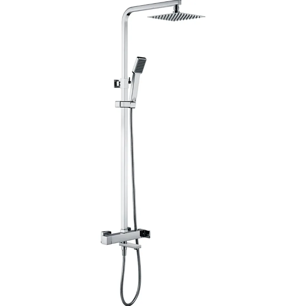 Colonne De Douche Mécanique|Imex Colonne de Douche et Baignoire Anti-Calcaire Chrome FIYI BDF016-B