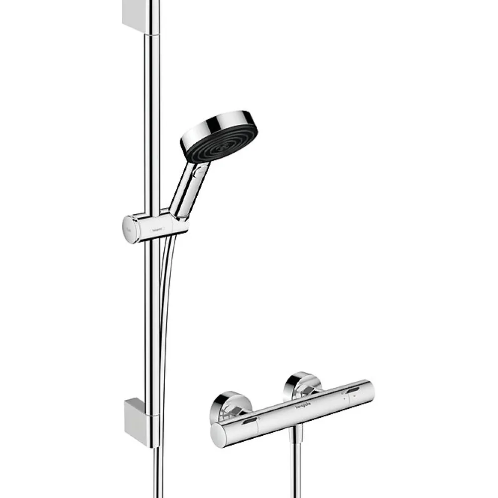 Pommeau De Douche, Flexible Et Barre De Douche|Hansgrohe Colonne de douche - - Pulsify Select S - Combi douche - 3 Jets
