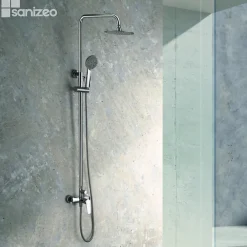 Colonne De Douche Mécanique|Imex Colonne de Douche Anti-Calcaire Chrome BELGICA BDZ044